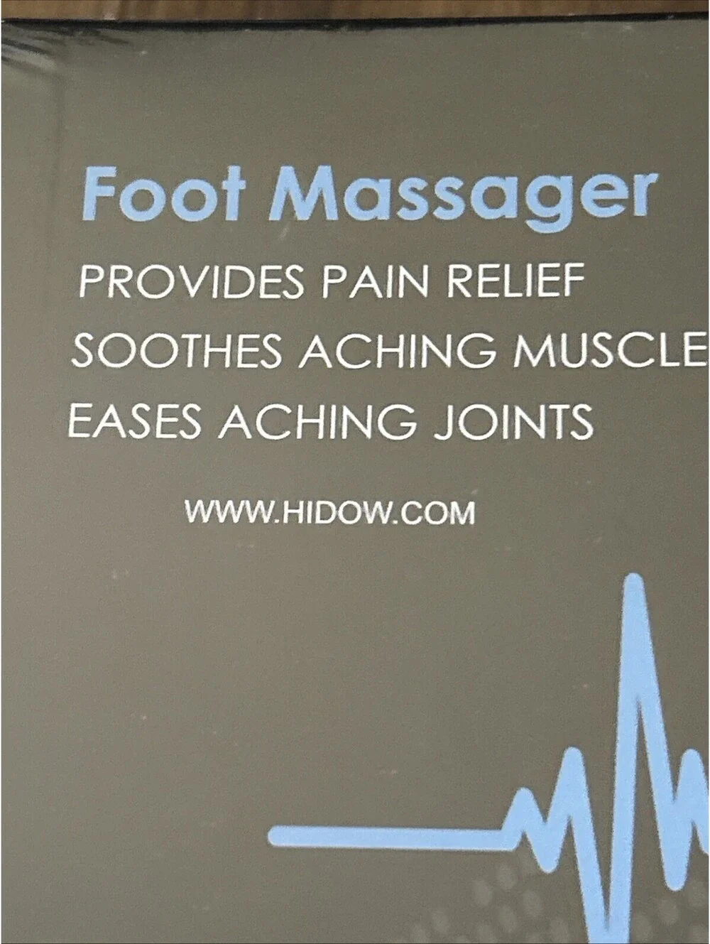 HiDow Foot Massager Shoes TENS Unit Pain Relief Electrical Muscle Stimulator NEW